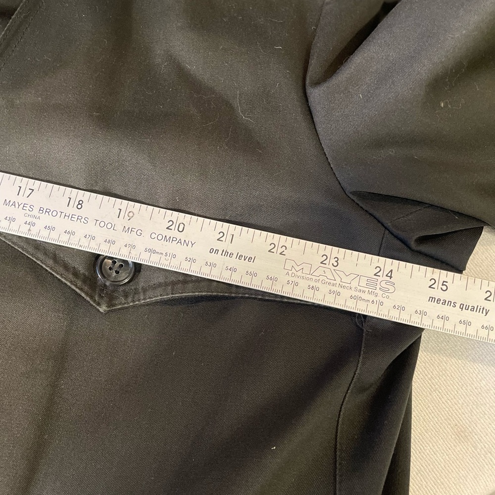London Fog Men's Black Trench Coat - Picture 14 of 14